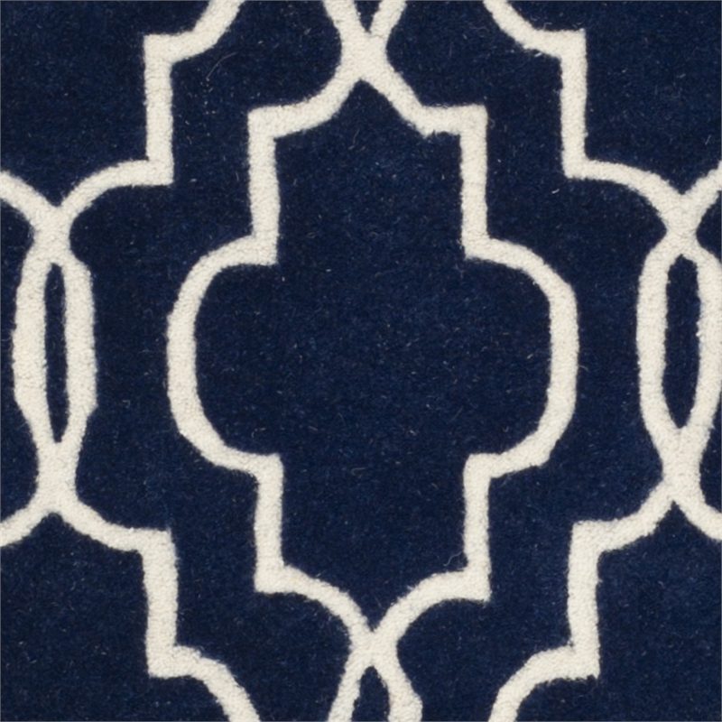 Safavieh Chatham Dark Blue Contemporary Rug - Square 5'