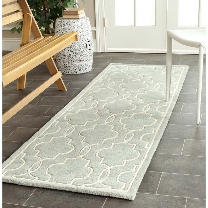 Safavieh Chatham Grey Contemporary Rug Runner 2'3" x 9' eBay