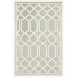 Safavieh Chatham 4' X 6' Wool Hand Tufted Rug in Gray / Ivory