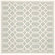 Safavieh Chatham 5' X 5' Square Wool Hand Tufted Rug in Gray / Ivory