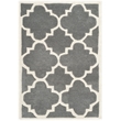 Safavieh Chatham 2' X 3' Wool Hand Tufted Rug In Dark Gray And Ivory