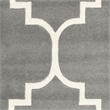 Safavieh Chatham 6' X 9' Wool Hand Tufted Rug In Dark Gray And Ivory