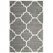Safavieh Chatham 6' X 9' Wool Hand Tufted Rug In Dark Gray And Ivory