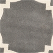 Safavieh Chatham 5' X 5' Round Wool Hand Tufted Rug In Dark Gray And Ivory
