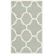 Safavieh Chatham 3' X 5' Wool Hand Tufted Rug in Gray / Ivory
