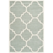 Safavieh Chatham 4' X 6' Wool Hand Tufted Rug in Gray / Ivory