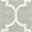 Safavieh Chatham 4' X 6' Wool Hand Tufted Rug in Gray / Ivory