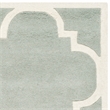 Safavieh Chatham 4' X 6' Wool Hand Tufted Rug in Gray / Ivory