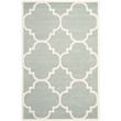 Safavieh Chatham 5' X 8' Wool Hand Tufted Rug in Gray / Ivory