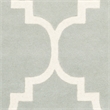 Safavieh Chatham 5' X 8' Wool Hand Tufted Rug in Gray / Ivory