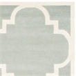 Safavieh Chatham 5' X 8' Wool Hand Tufted Rug in Gray / Ivory