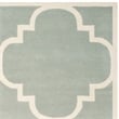 Safavieh Chatham 6' X 9' Wool Hand Tufted Rug in Gray / Ivory