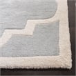 Safavieh Chatham 6' X 9' Wool Hand Tufted Rug in Gray / Ivory