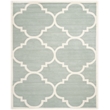 Safavieh Chatham 8' X 10' Wool Hand Tufted Rug in Gray / Ivory