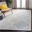 Safavieh Chatham 11' X 15' Wool Hand Tufted Rug in Gray / Ivory