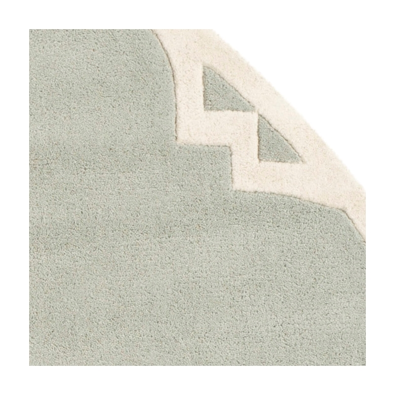 Safavieh Chatham 5' X 5' Round Wool Hand Tufted Rug in Gray / Ivory