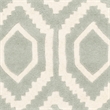 Safavieh Chatham 2' X 3' Wool Hand Tufted Rug in Gray / Ivory