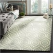 Safavieh Chatham 5' X 8' Wool Hand Tufted Rug in Gray / Ivory
