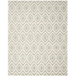 Safavieh Chatham 8' X 10' Wool Hand Tufted Rug in Gray / Ivory