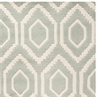 Safavieh Chatham 4' X 4'  Square Wool Hand Tufted Rug in Gray / Ivory