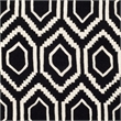Safavieh Chatham Black Contemporary Rug - Round 7'