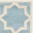 Safavieh Chatham 2' X 3' Wool Hand Tufted Rug in Blue / Ivory