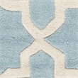 Safavieh Chatham 2' X 3' Wool Hand Tufted Rug in Blue / Ivory