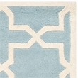Safavieh Chatham 4' X 6' Wool Hand Tufted Rug in Blue / Ivory