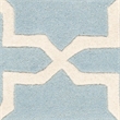 Safavieh Chatham 4' X 6' Wool Hand Tufted Rug in Blue / Ivory