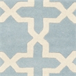 Safavieh Chatham 6' X 9' Wool Hand Tufted Rug in Blue / Ivory