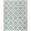 Safavieh Chatham 8' X 10' Wool Hand Tufted Rug in Blue / Ivory