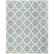 Safavieh Chatham 10' X 14' Wool Hand Tufted Rug in Blue / Ivory