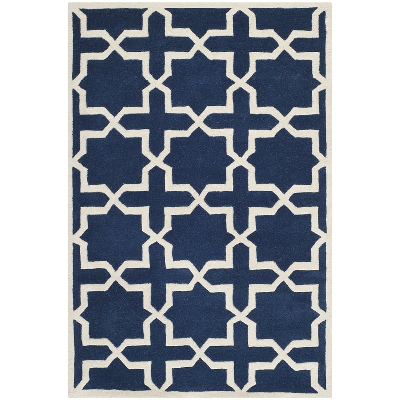 Safavieh Chatham Dark Blue Contemporary Rug - 4' x 6'