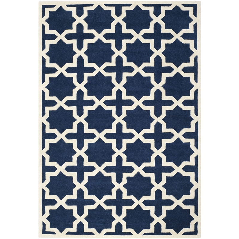 Safavieh Chatham Dark Blue Contemporary Rug - 6' x 9'