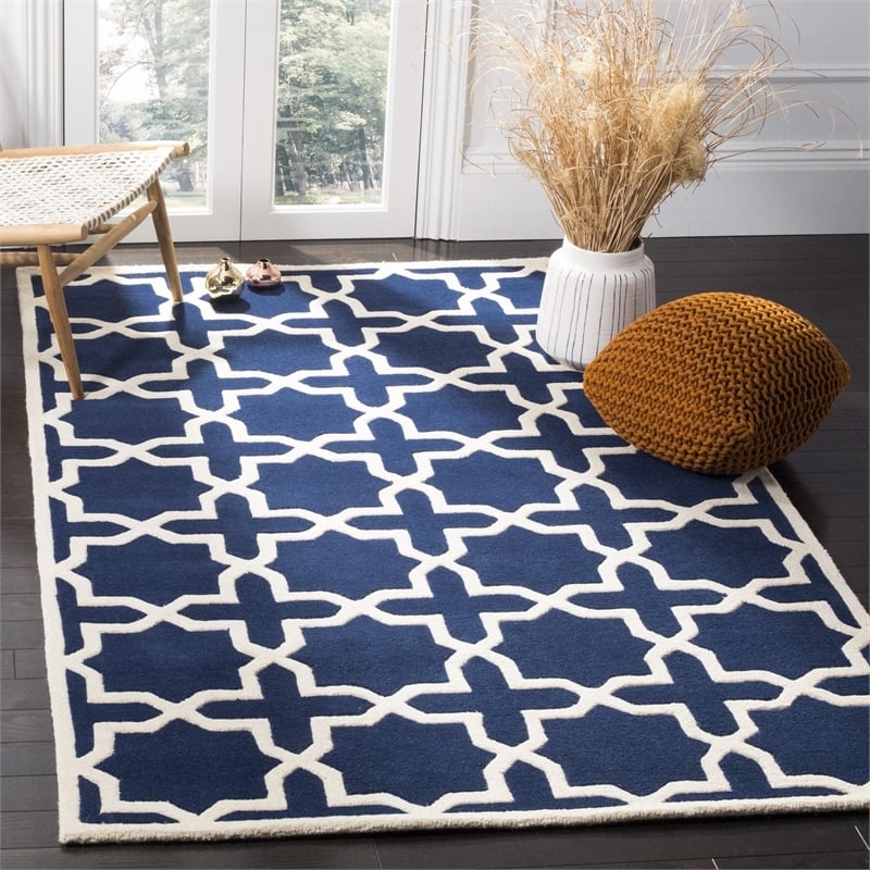 Safavieh Chatham Dark Blue Contemporary Rug - 8'9