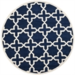 Safavieh Chatham Dark Blue Contemporary Rug - Round 7'