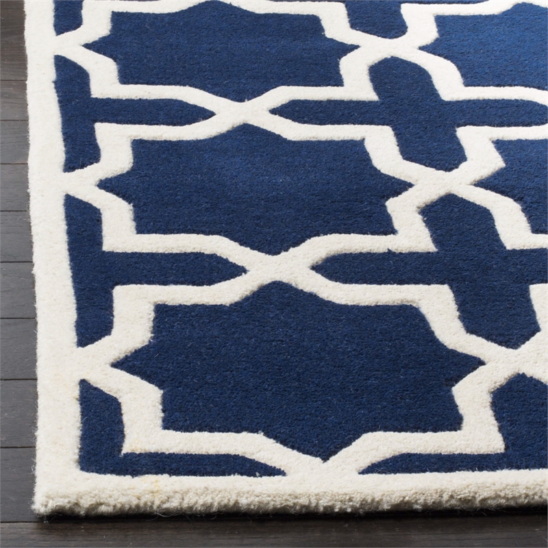 Safavieh Chatham Dark Blue Contemporary Rug - Square 8'9