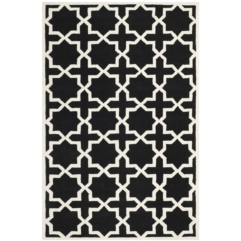 Safavieh Chatham Black Contemporary Rug - 6' x 9'