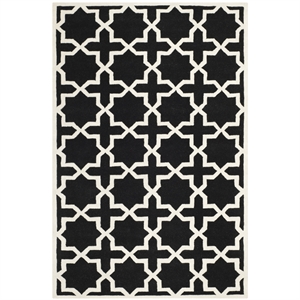 Safavieh Chatham Black Contemporary Rug - 6' x 9'