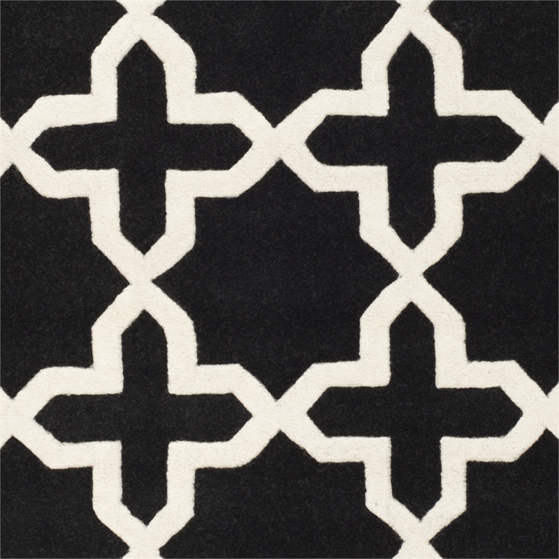 Safavieh Chatham Black Contemporary Rug - Square 7'