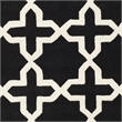 Safavieh Chatham Black Contemporary Rug - Square 7'