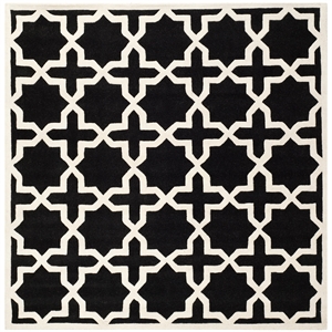 Safavieh Chatham Black Contemporary Rug - Square 8'9&quot