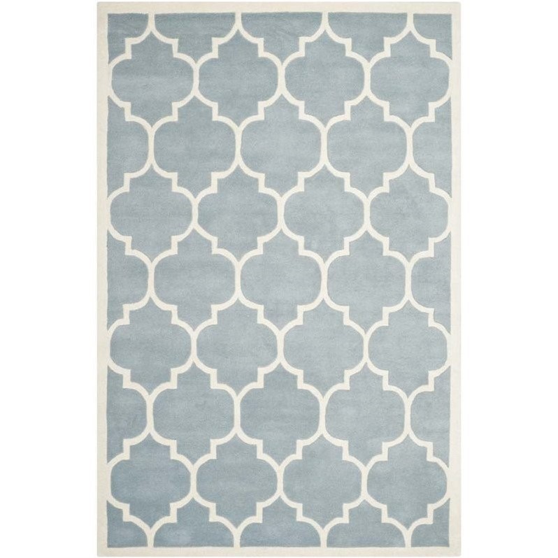 Safavieh Chatham Blue & Ivory 4' x 6' Rug