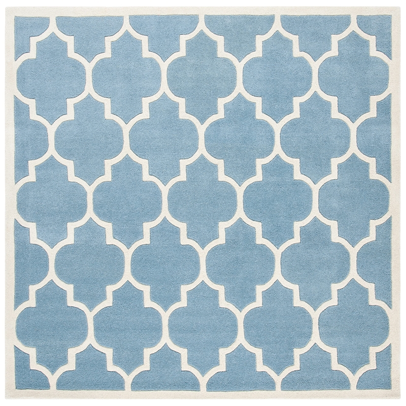 Safavieh Chatham Blue Contemporary Rug - Square 5'