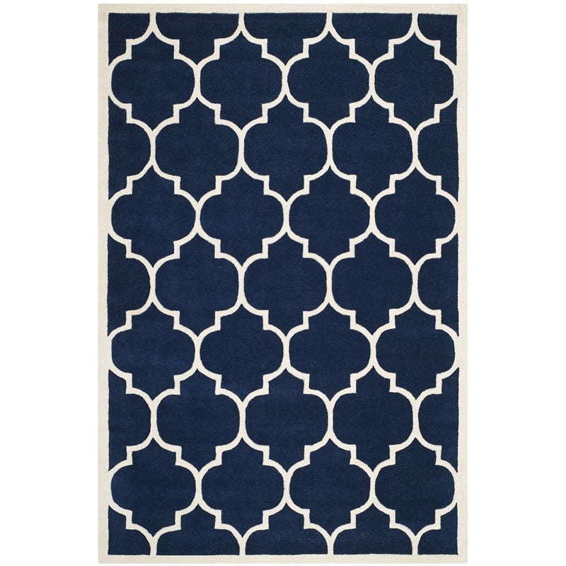 Safavieh Chatham Dark Blue Contemporary Rug - 5' x 8'