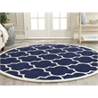 Safavieh Chatham Dark Blue Contemporary Rug - Round 4'
