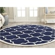 Safavieh Chatham Dark Blue Contemporary Rug - Round 7'