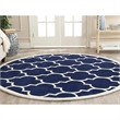 Safavieh Chatham Dark Blue Contemporary Rug - Round 8'9
