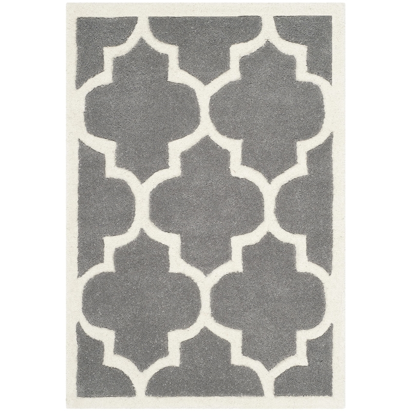 Safavieh Chatham Dark Grey Contemporary Rug - 2' x 3'