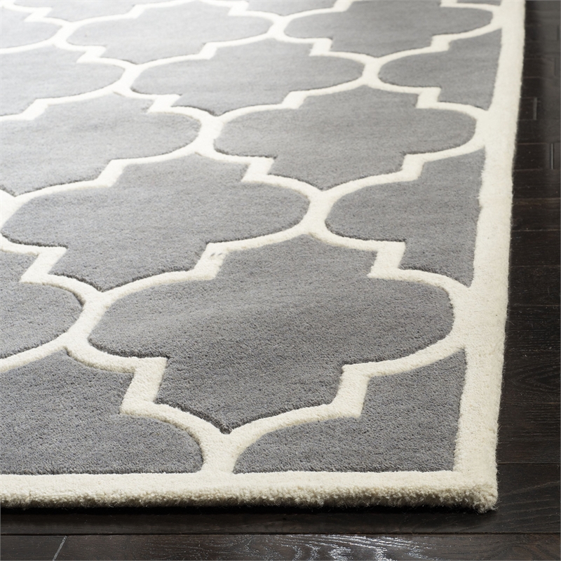 Safavieh Chatham Dark Grey Contemporary Rug - 2' x 3'